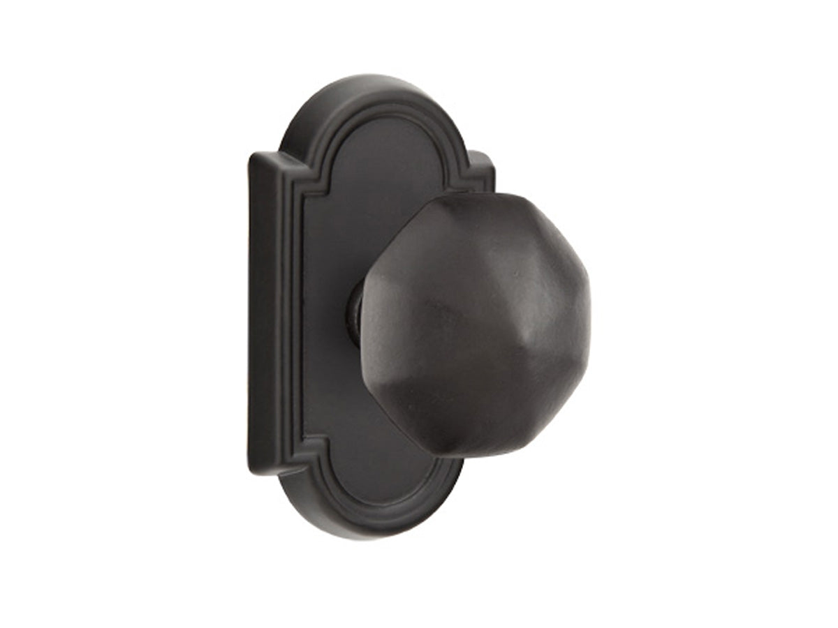 Emtek Octagon Knob Flat Black Bronze Patina FB