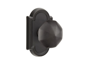Emtek Octagon Knob Flat Black Bronze Patina FB