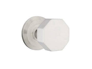Emtek Octagon Knob Brushed Stainless Steel SS