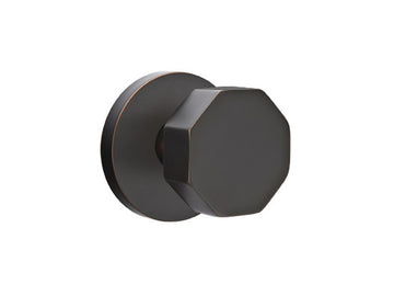 Emtek Octagon Brass Knob Oil Rubbed Bronze US10B