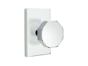 Emtek Octagon Brass Knob Polished Chrome US26