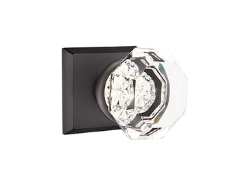 Emtek Old Town Clear Knob Flat Black Bronze Patina FB