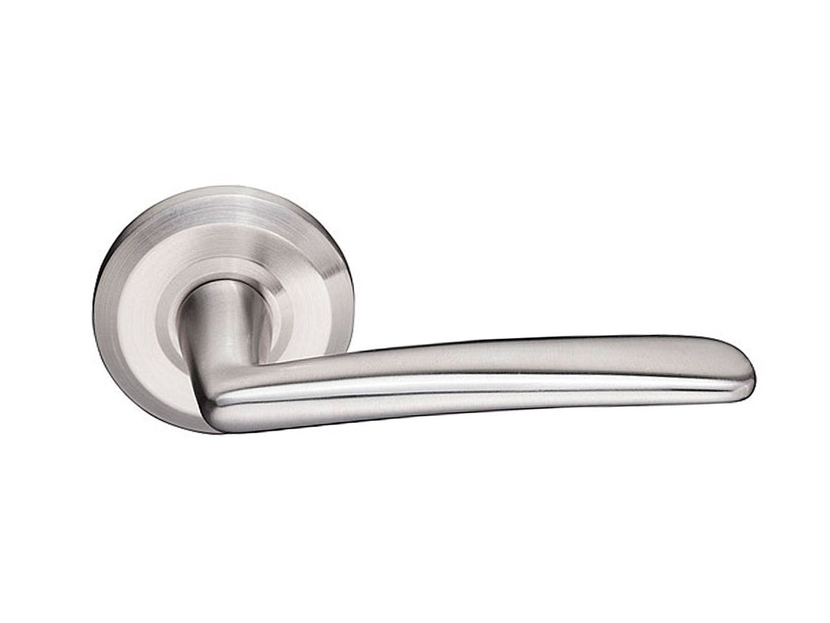 Emtek Poseidon Lever Brushed Stainless Steel