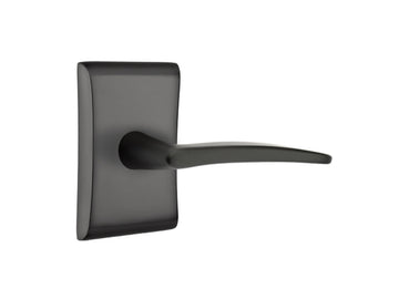 Emtek Poseidon Brass Lever Flat Black US19
