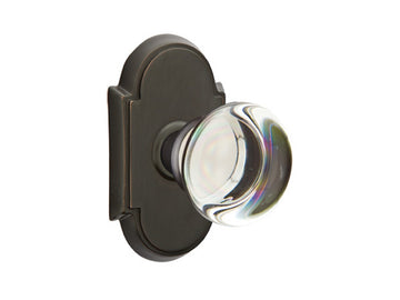 Emtek Providence Crystal Knob Oil Rubbed Bronze US10B