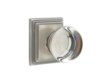 Emtek Providence Crystal Knob Pewter US15A