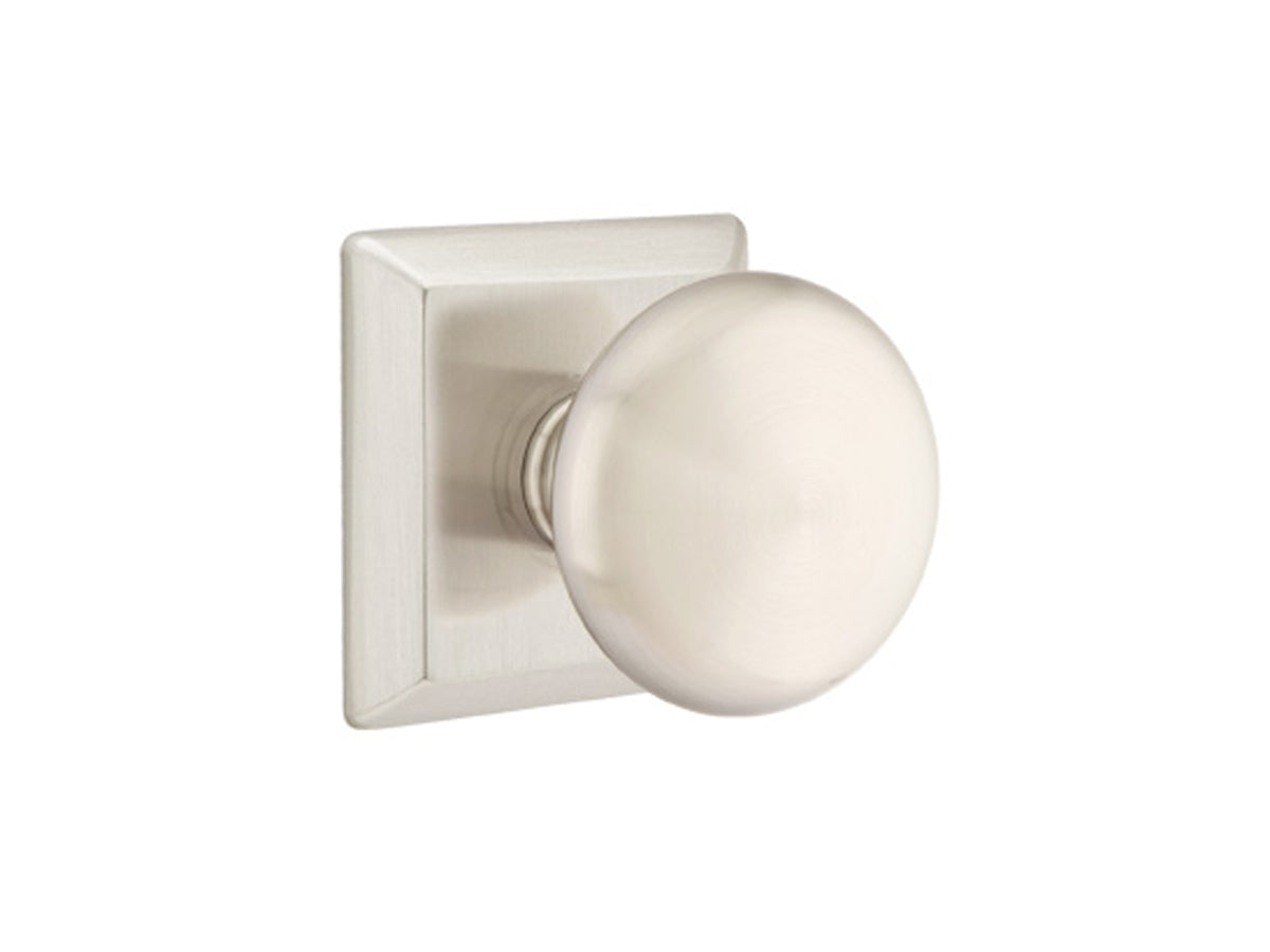 Emtek Providence Brass Knob Satin Nickel US15