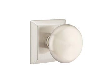 Emtek Providence Brass Knob Satin Nickel US15