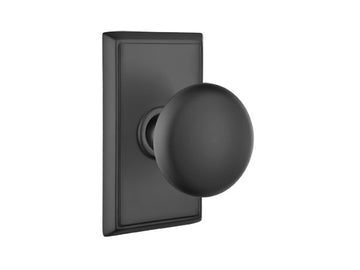 Emtek Providence Brass Knob Flat Black US19