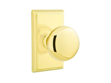 Emtek Providence Brass Knob Polished Brass US3