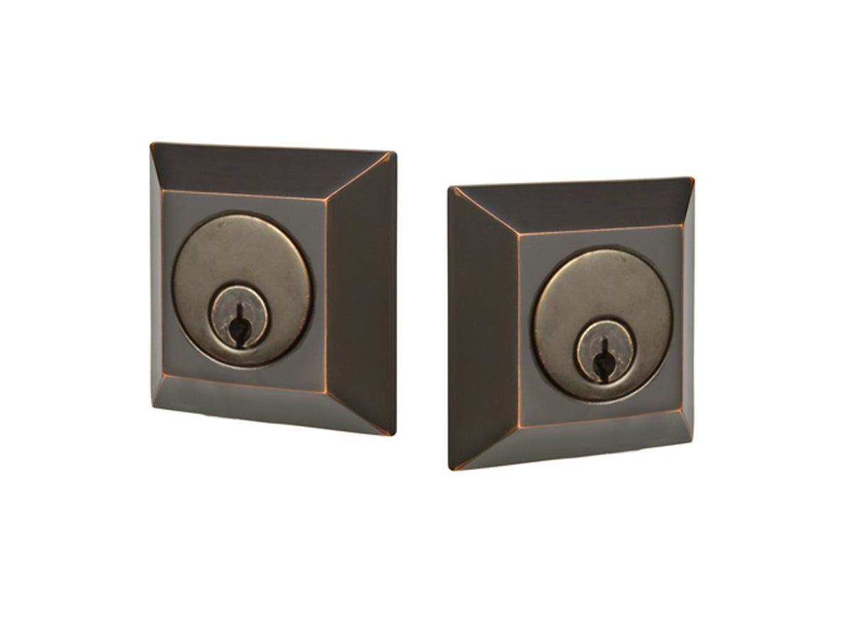 Emtek Brass Quincy Deadbolt Oil Rubbed Bronze US10B