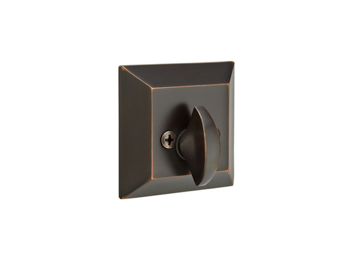 Emtek Brass Quincy Deadbolt Oil Rubbed Bronze US10B