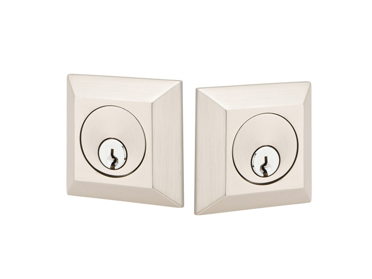Emtek Brass Quincy Deadbolt Satin Nickel US15
