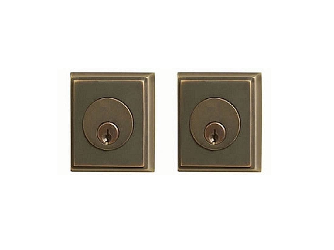 Emtek Brass Rectangular Deadbolt Oil Rubbed Bronze US10B