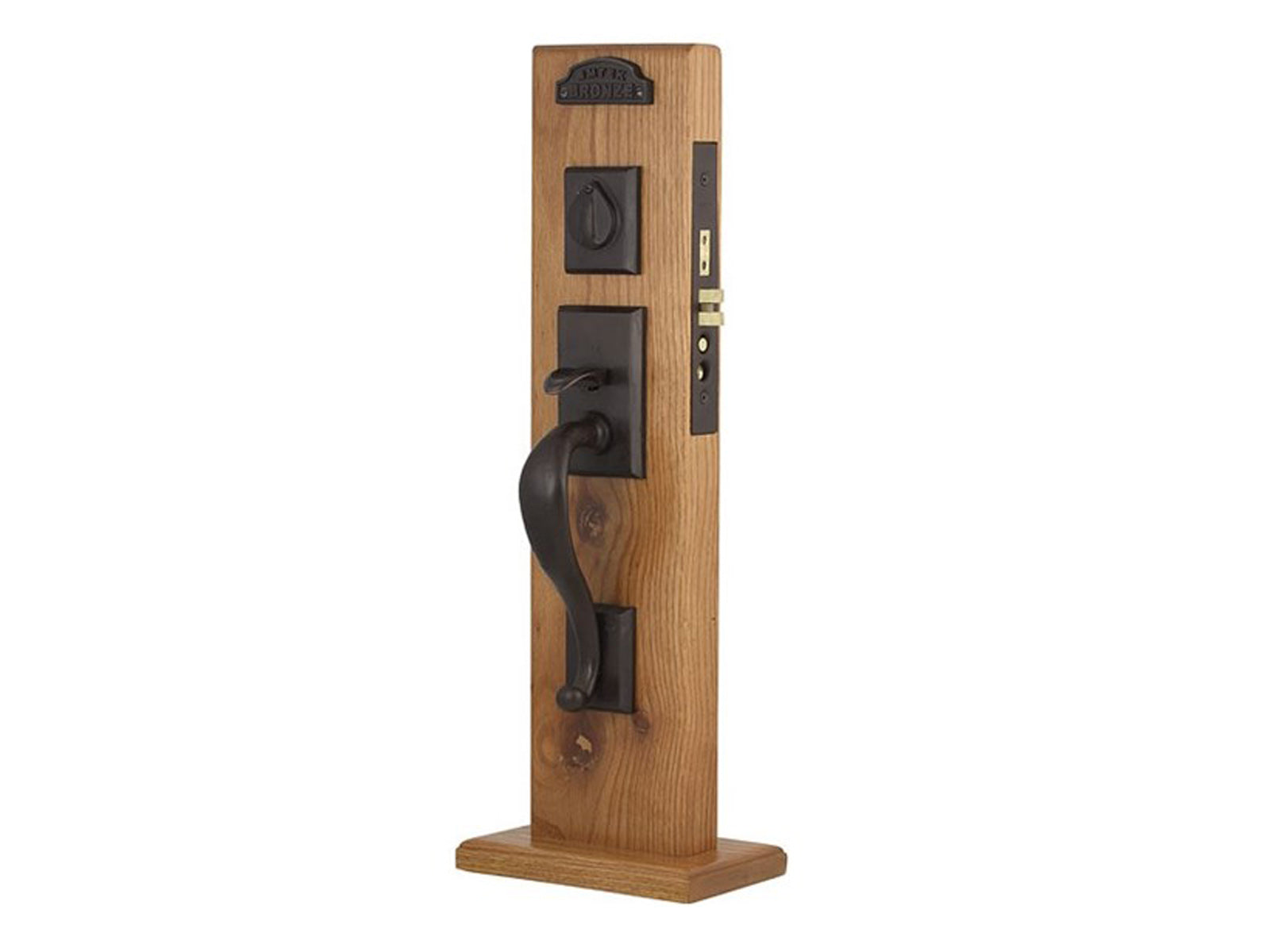 Emtek Rectangular Sectional Mortise Entry Handleset