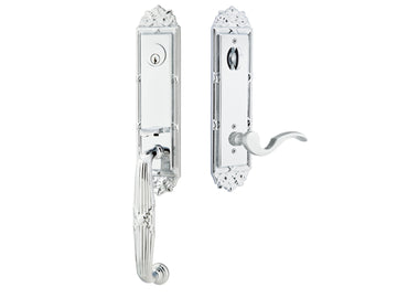 Emtek Regency Mortise Entry Handleset Polished Chrome US26