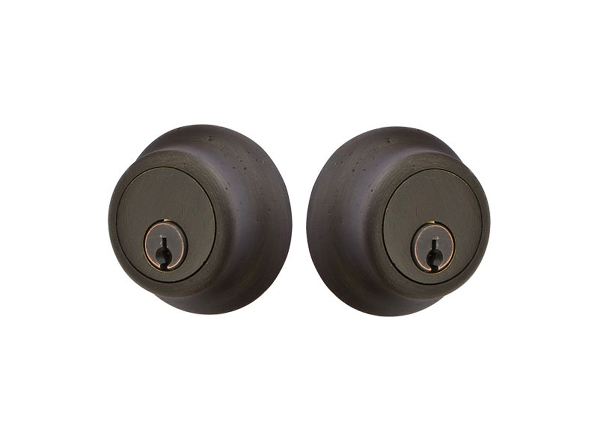 Emtek Sandcast Bronze Regular Deadbolt Medium Bronze Patina MB