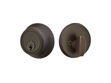 Emtek Sandcast Bronze Regular Deadbolt Medium Bronze Patina MB
