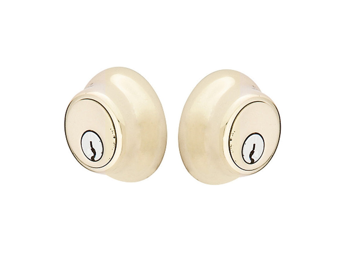 Emtek Sandcast Bronze Regular Deadbolt Tumbled White Bronze TWB