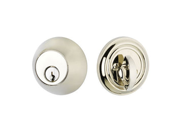 Emtek Brass Regular Deadbolt Polished Nickel US14