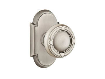 Emtek Ribbon & Reed Brass Knob Pewter US15A