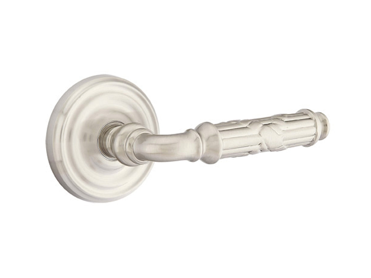 Emtek Ribbon & Reed Lever Satin Nickel US15
