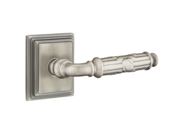 Emtek Ribbon & Reed Lever Pewter US15A