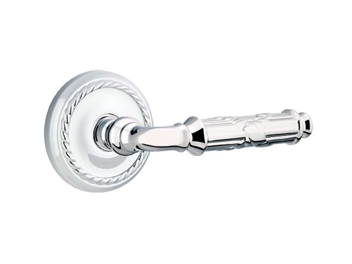 Emtek Ribbon & Reed Lever Polished Chrome US26