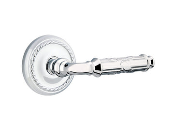 Emtek Ribbon & Reed Lever Polished Chrome US26