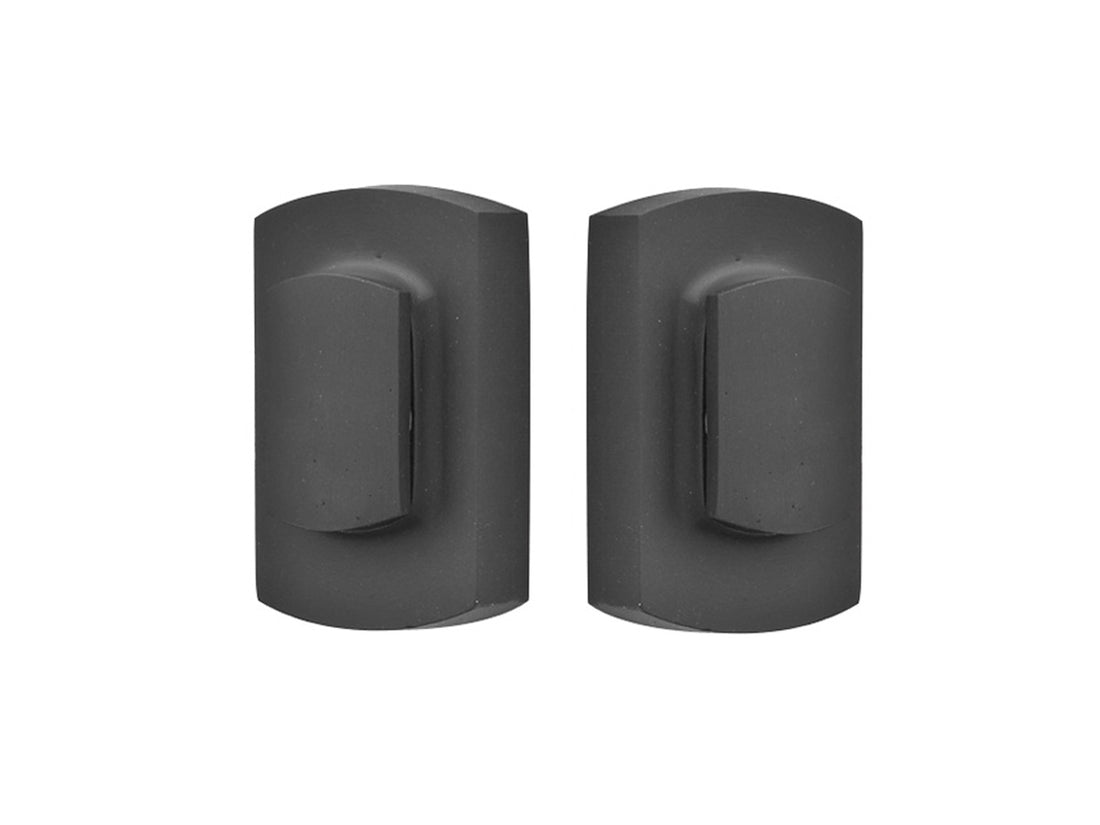 Emtek Ridgemont Plate Deadbolt Flat Black Bronze Patina FB