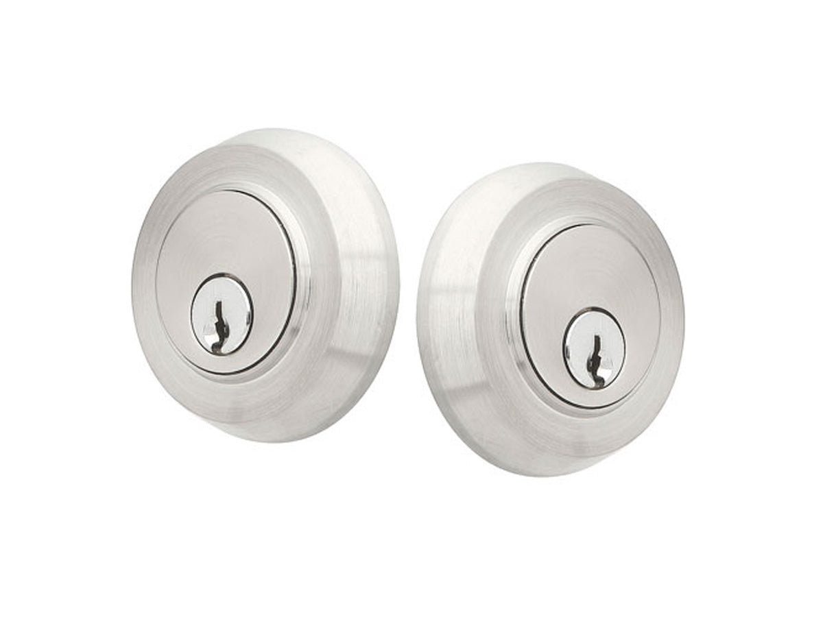 Emtek Round Deadbolt Brushed Stainless Steel