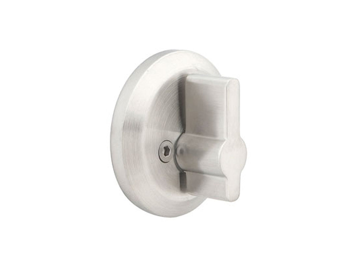 Emtek Round Deadbolt Brushed Stainless Steel