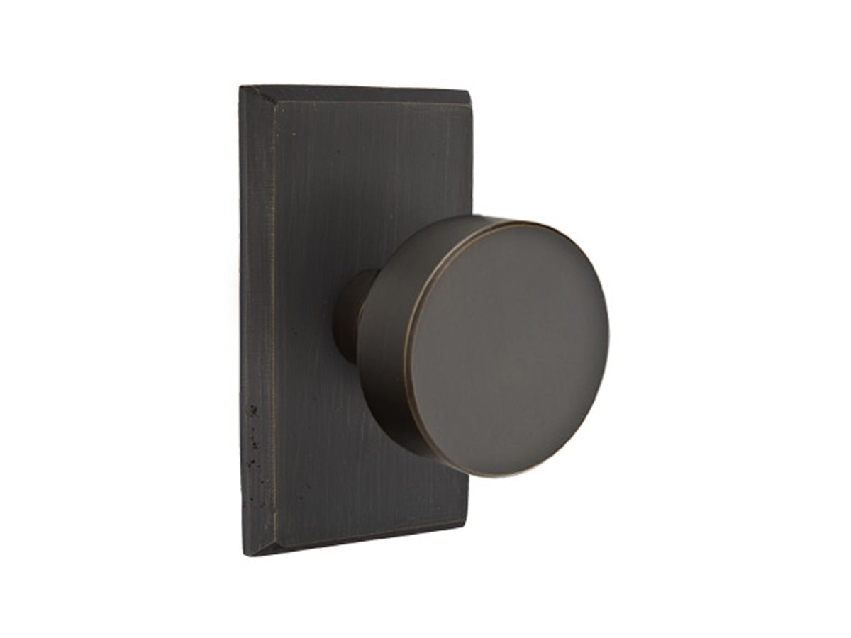 Emtek Round Knob Medium Bronze Patina MB