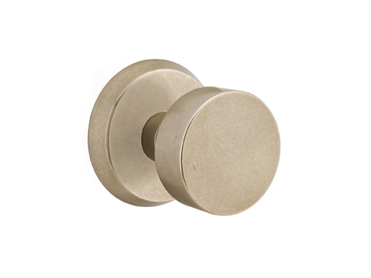 Emtek Round Knob Tumbled White Bronze TWB
