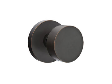 Emtek Round Brass Knob Oil Rubbed Bronze US10B