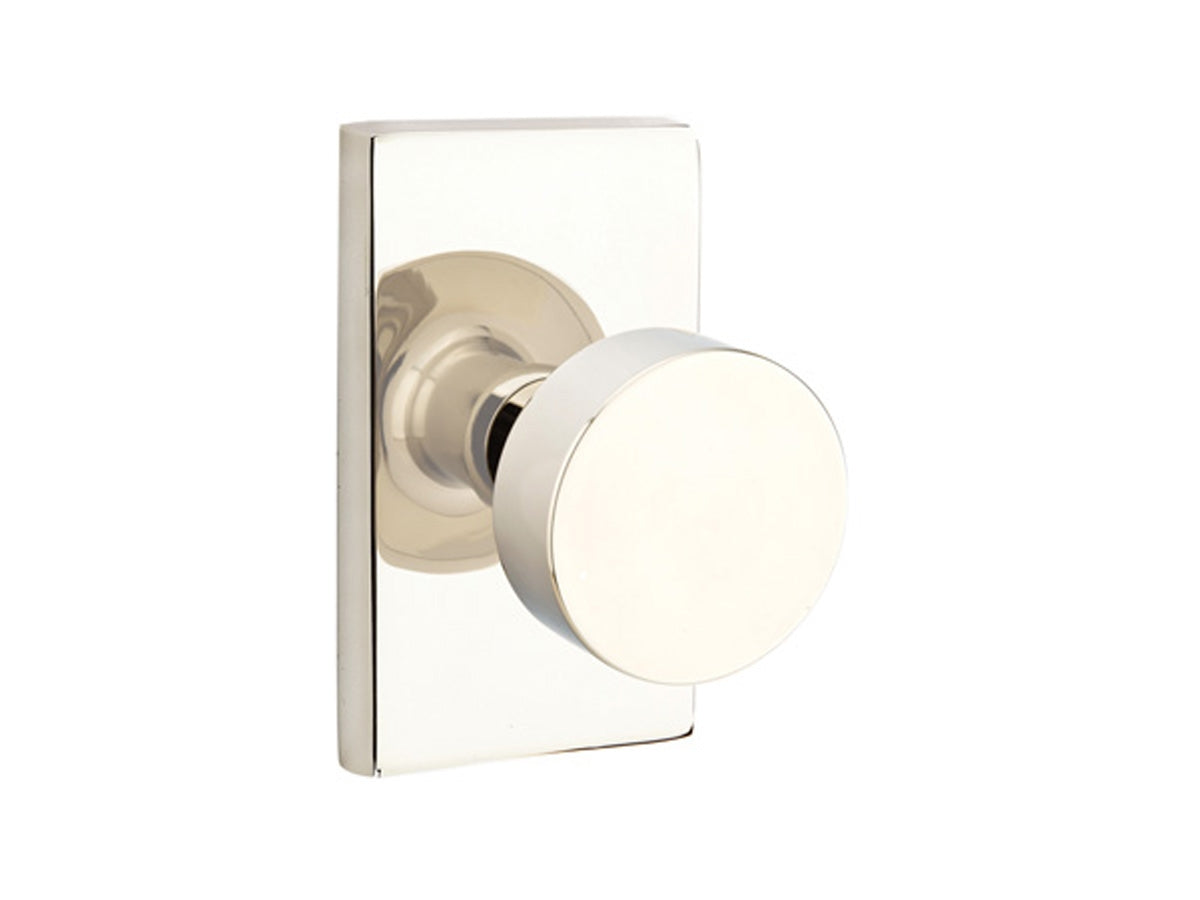 Emtek Round Brass Knob Polished Nickel US14