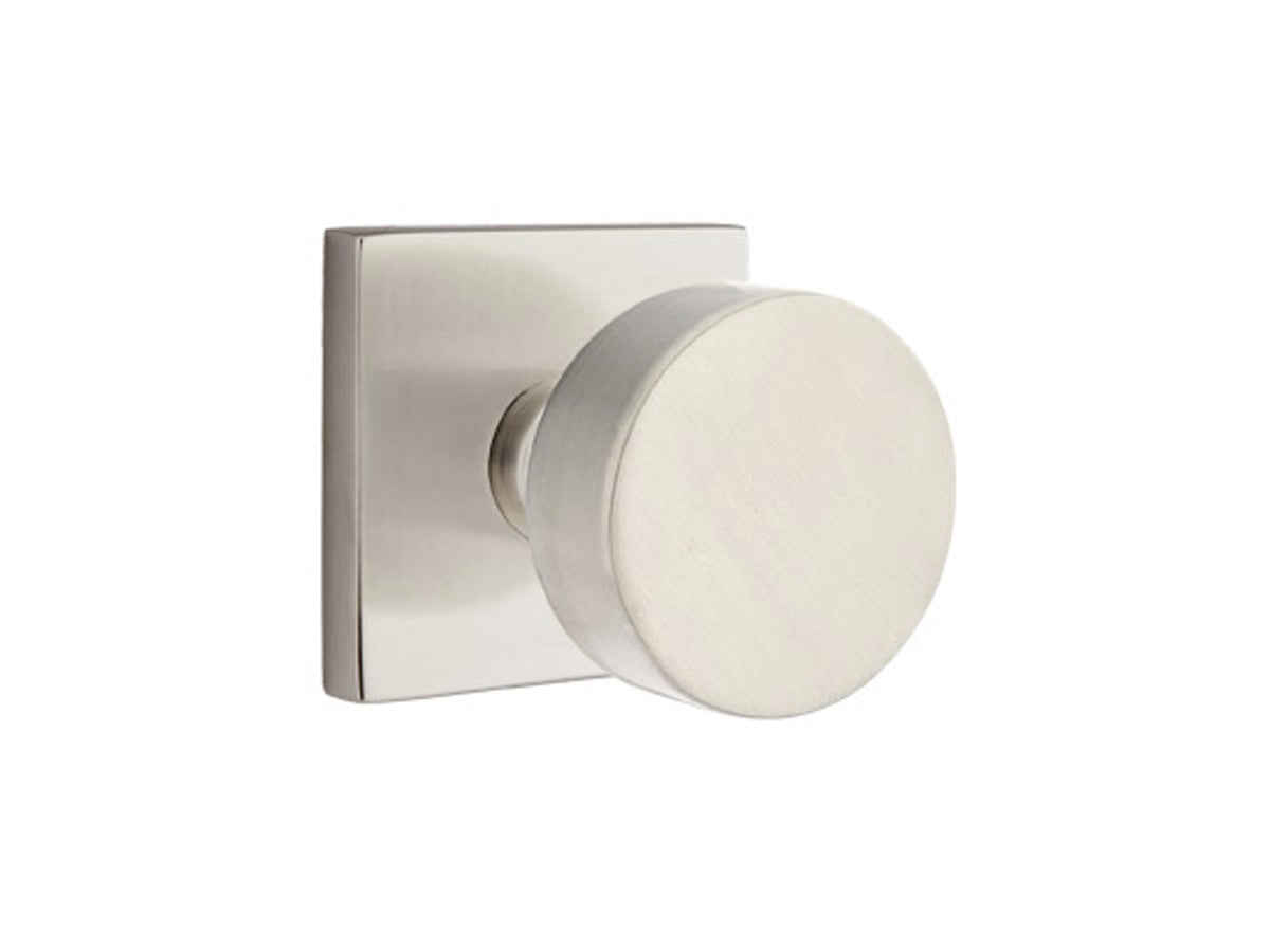 Emtek Round Brass Knob Satin Nickel US15