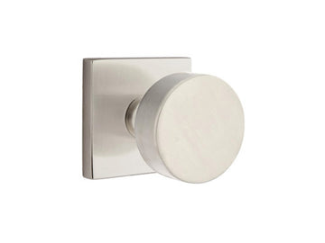 Emtek Round Brass Knob Satin Nickel US15
