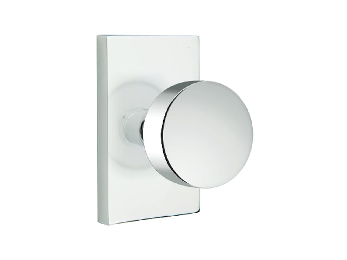 Emtek Round Brass Knob Polished Chrome US26