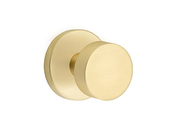 Emtek Round Brass Knob Satin Brass US4