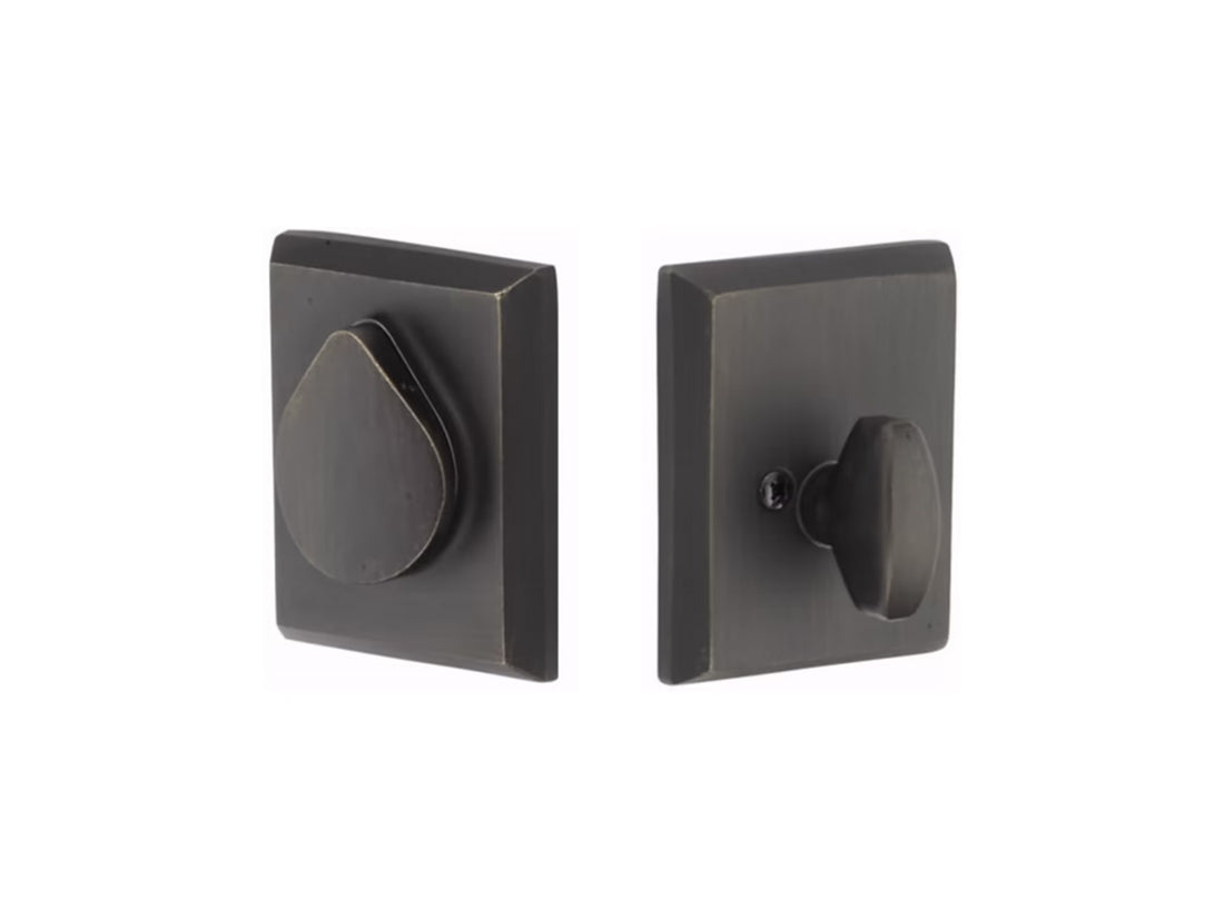 Emtek Rustic Modern Rectangular Deadbolt