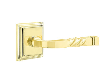 Emtek Santa Fe Lever Polished Brass US3
