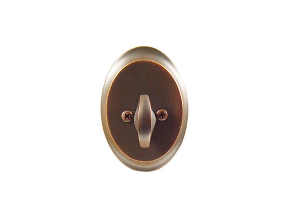 Emtek Brass Saratoga Deadbolt Oil Rubbed Bronze US10B
