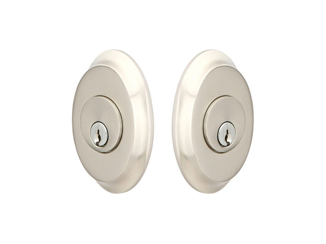 Emtek Brass Saratoga Deadbolt Satin Nickel US15