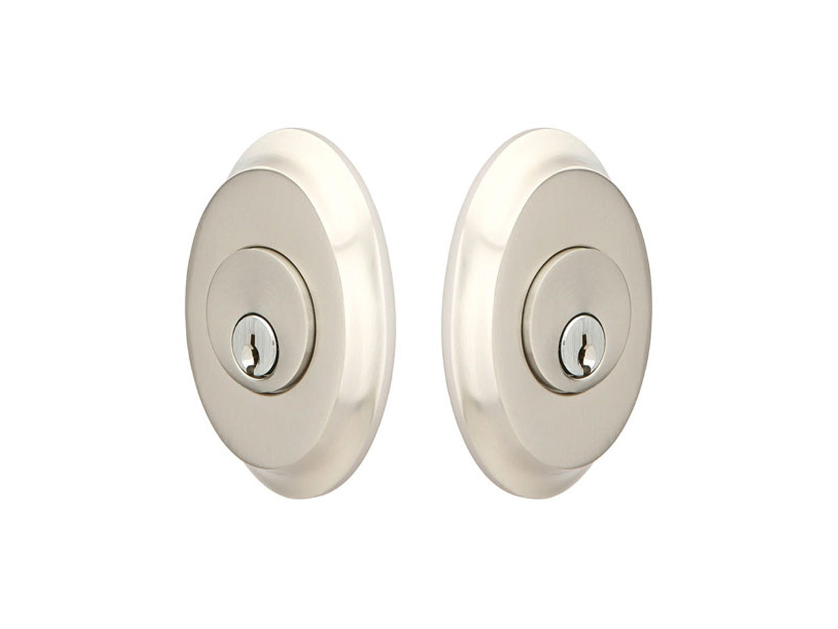 Emtek Brass Saratoga Deadbolt Satin Nickel US15