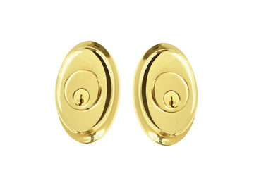 Emtek Brass Saratoga Deadbolt Polished Brass US3