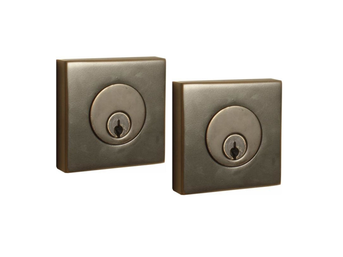 Emtek Brass Square Deadbolt Oil Rubbed Bronze US10B