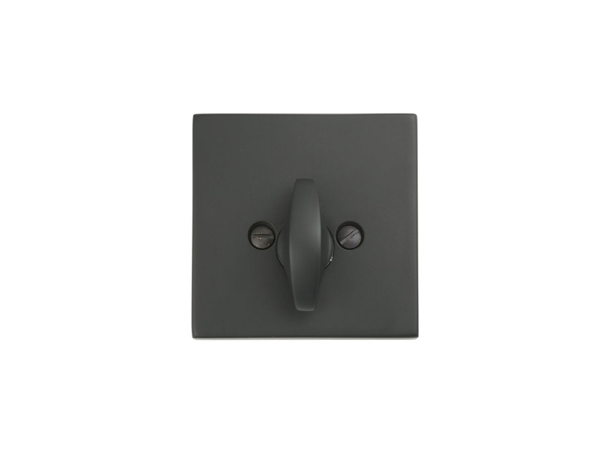 Emtek Brass Square Deadbolt Flat Black US19