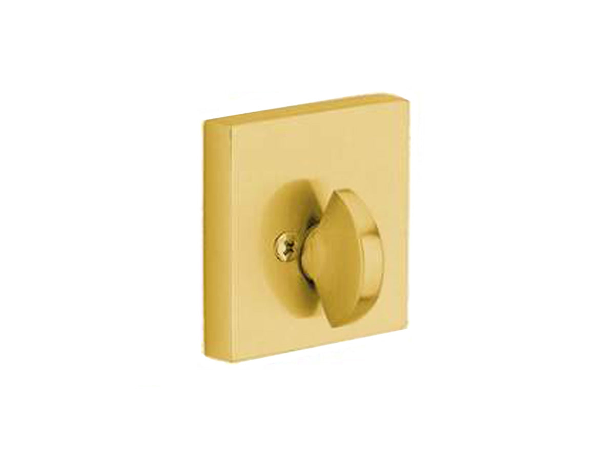 Emtek Brass Square Deadbolt Satin Brass US4