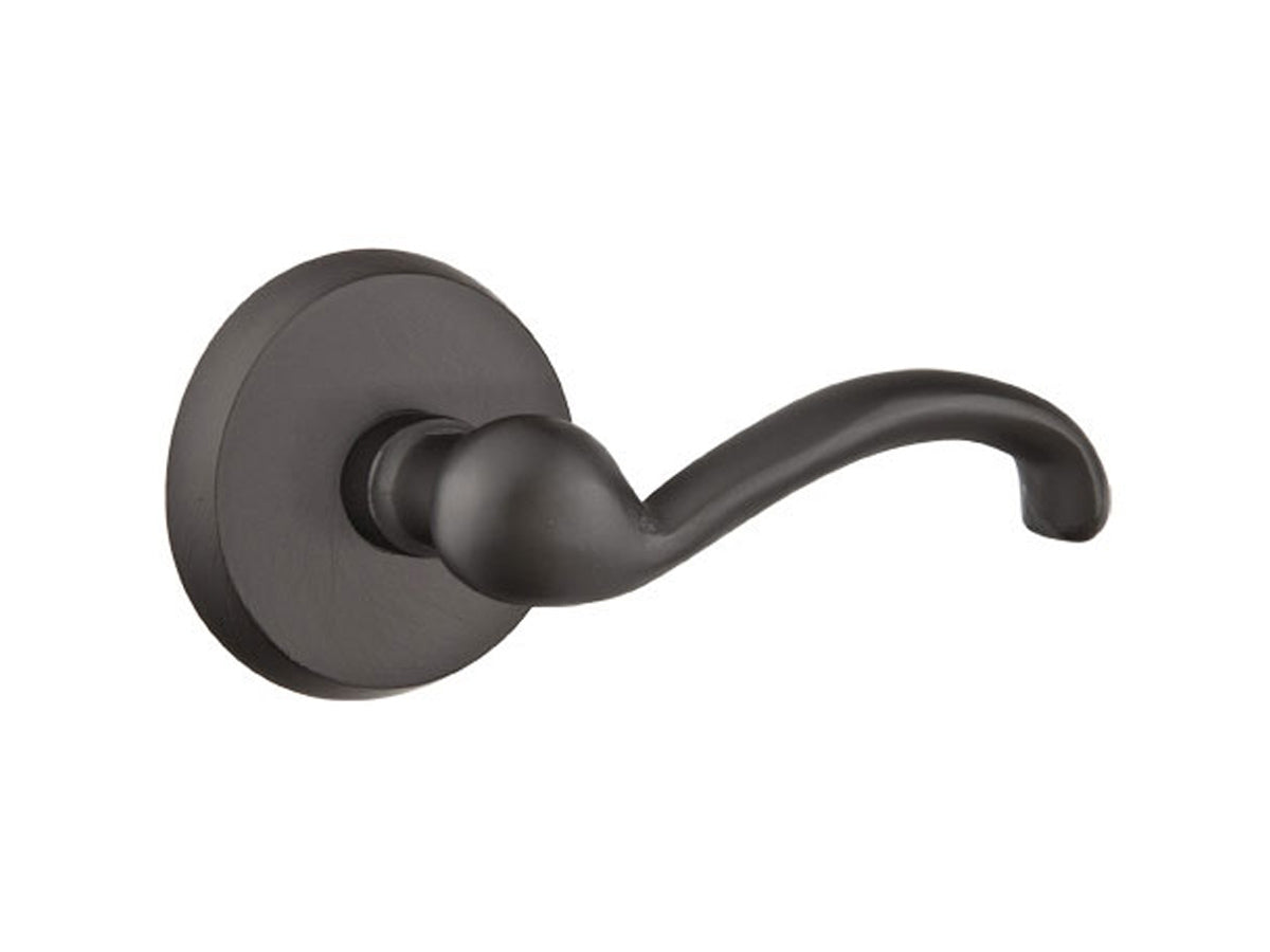 Emtek Teton Lever Flat Black Bronze Patina FB